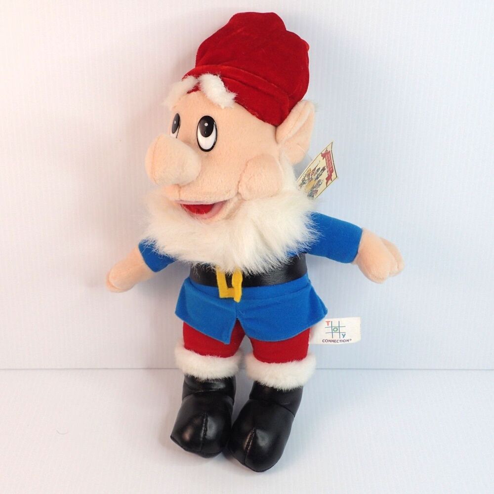 Vintage Toy Connection Santa Hat Snow White Dwarf Plush Doll Christmas Bashful?